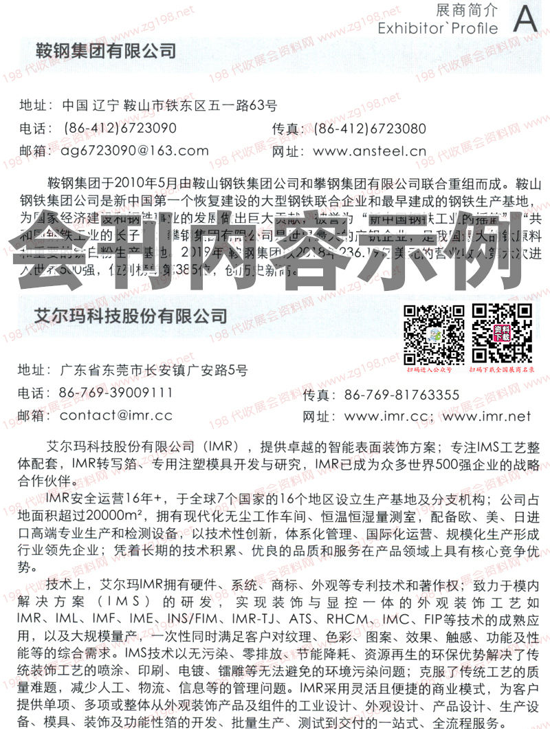 2023中国智能汽车技术(重庆)展览会会刊-展商名录