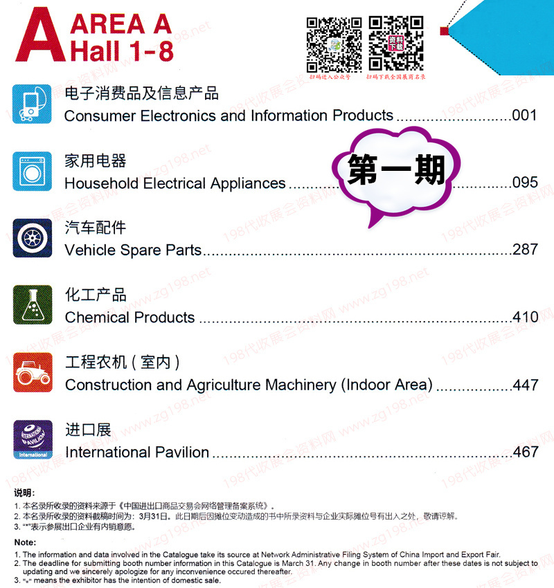 第一期广交会展商名录