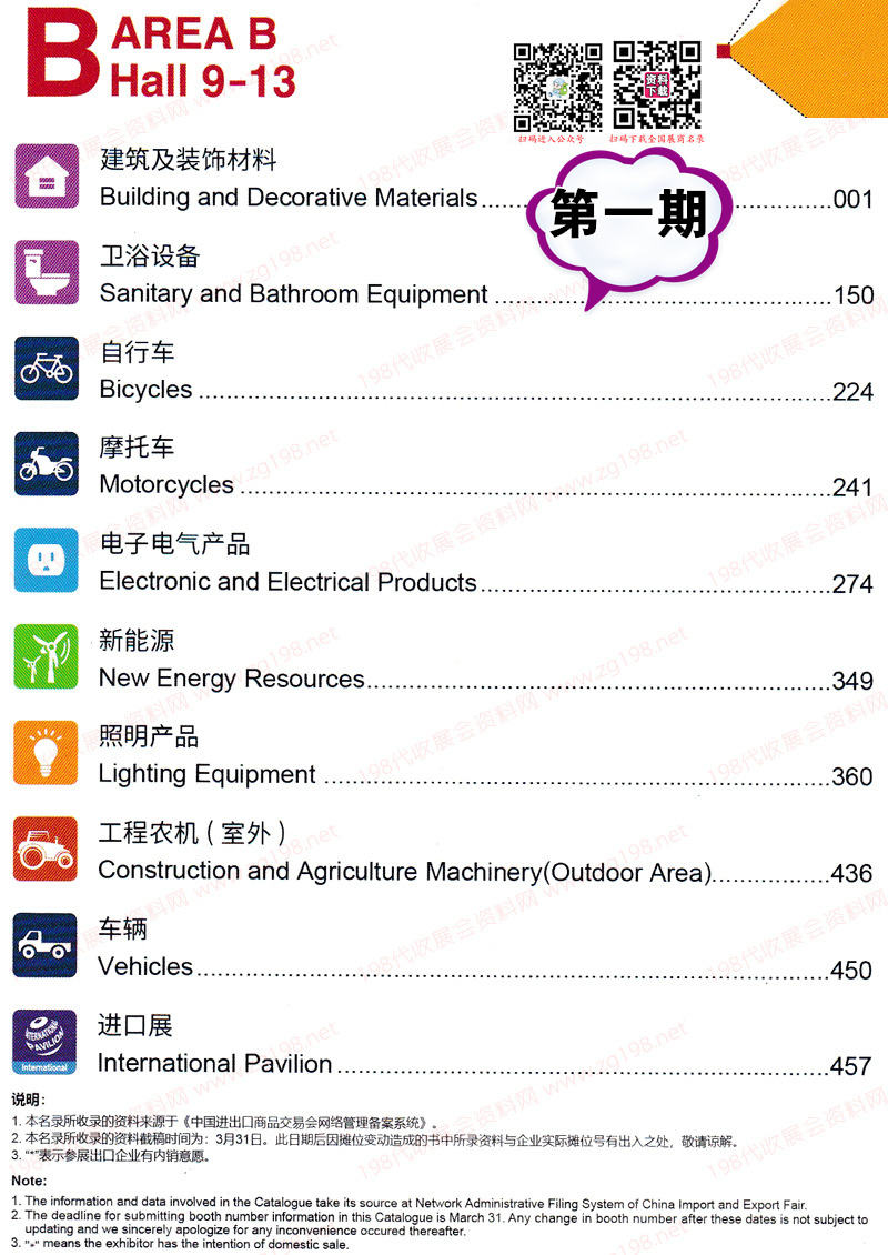 第一期广交会展商名录